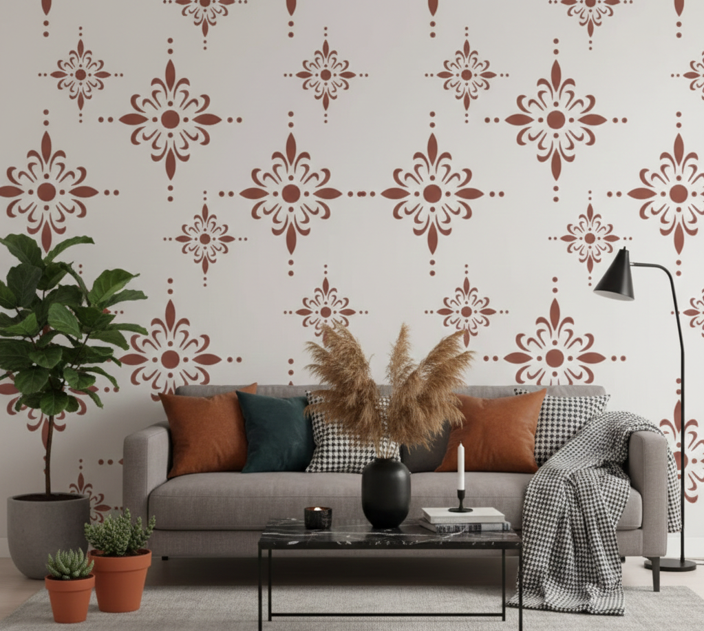 Stencil Wall Desig image 8